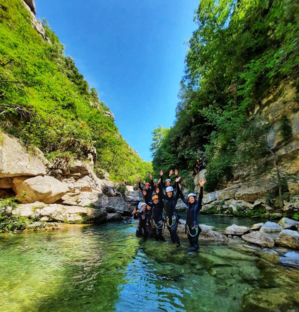 Canyoning à Nice.