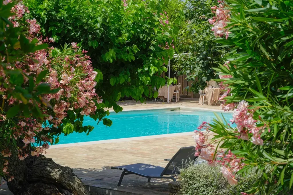 Piscine de l'H&ocirc;tel La Figui&egrave;re.