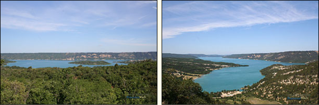 Lac de Sainte Croix dans le Verdon.