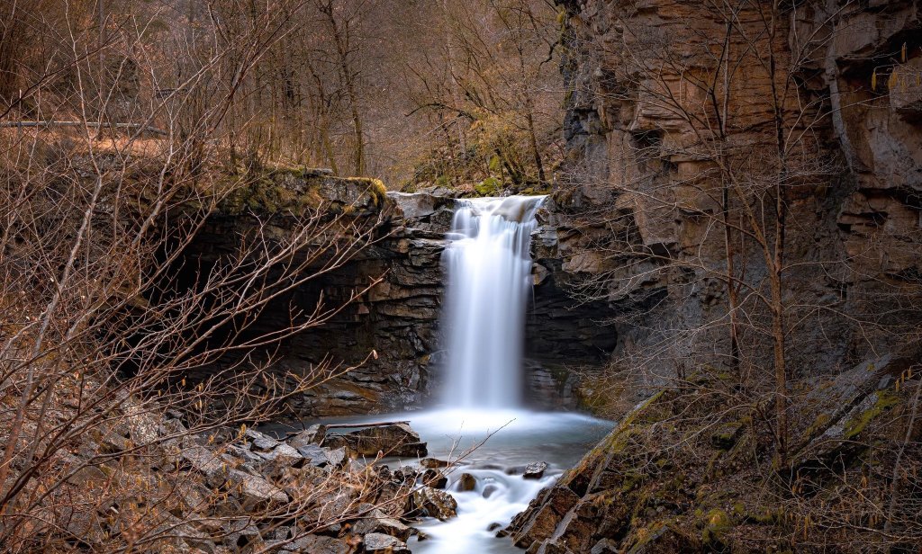 Cascade du Saut de la Pie &agrave; Auzet.
