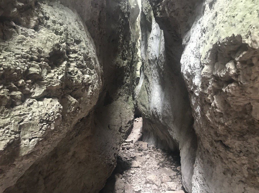 Les gorges du R&eacute;galon sont parfois tr&egrave;s &eacute;troites.
