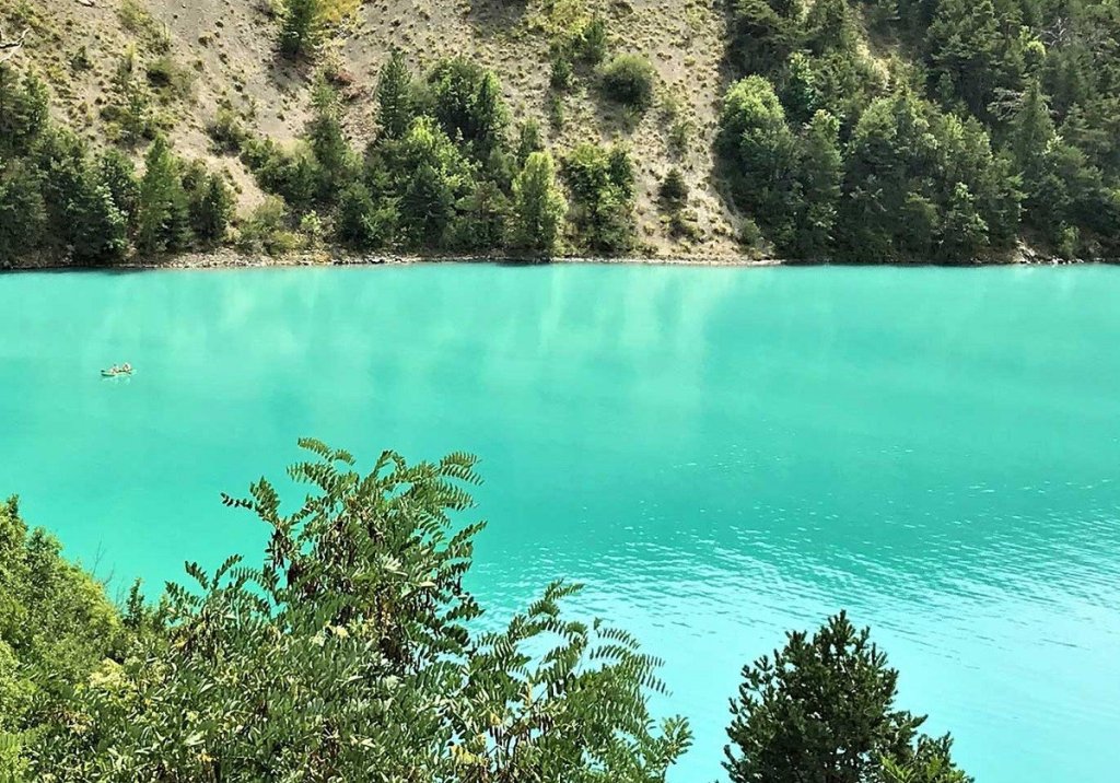 Eaux turquoises.