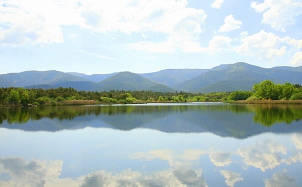 Le lac des Escarcets.