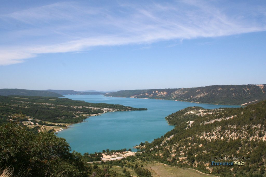 Le Lac de Sainte Croix dans le Verdon.