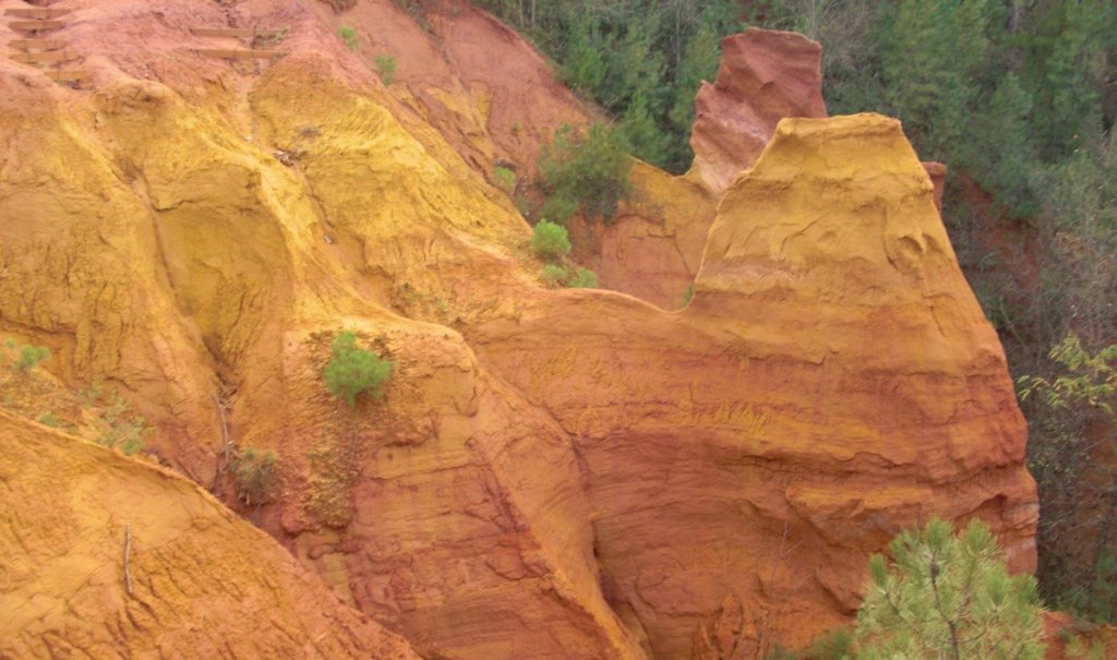 Les ocres de Roussillon.