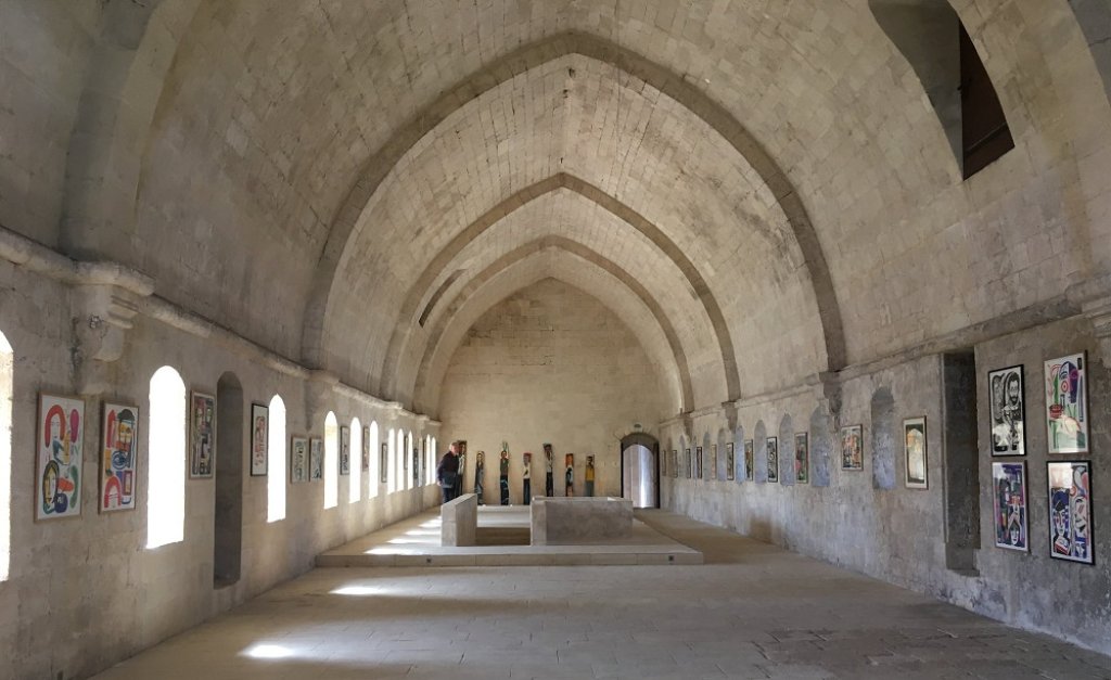 Exposition dans l'Abbaye de Silvacane.