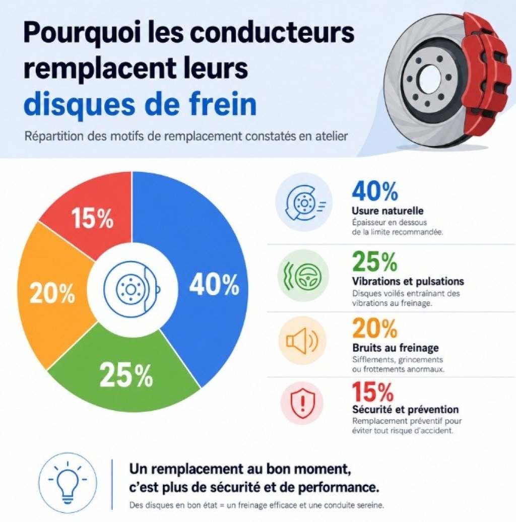 Changer ses disques de frein en Provence.