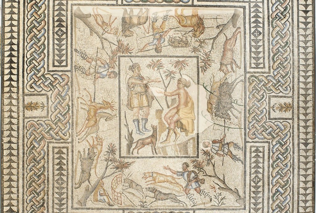 Mosa&iuml;que romaine de Villelaure.