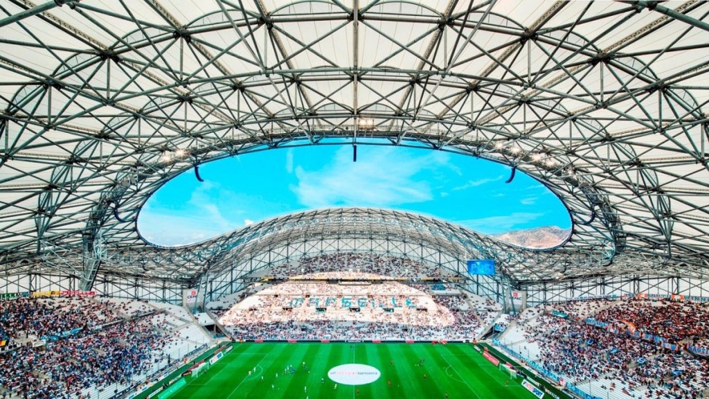 Le Stade V&eacute;lodrome de Marseille.