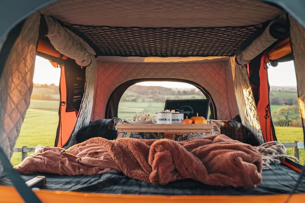 Tentbox sur voiture.