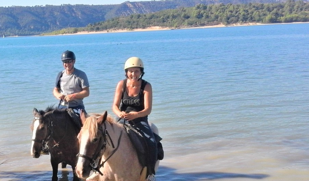 Cheval dans le Verdon.