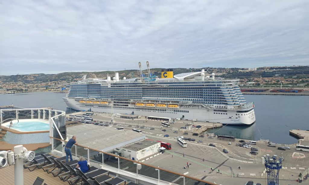 Costa Croisi&egrave;res &agrave; Marseille.