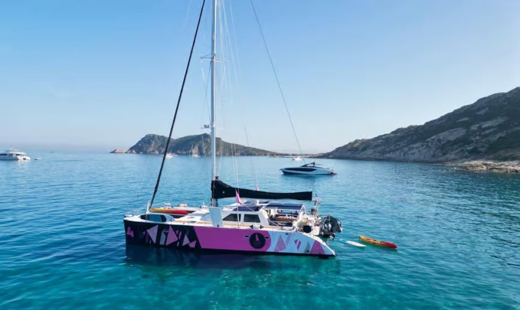 croisi&egrave;re en catamaran sur la M&eacute;diterran&eacute;e.