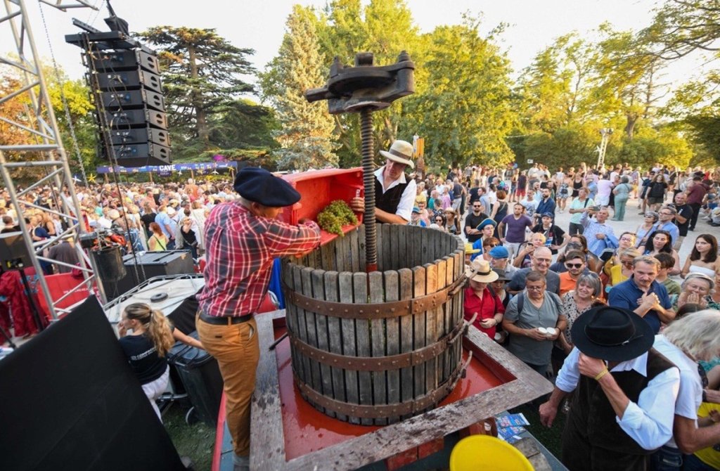 Le ban des vendanges &agrave; Ch&acirc;teauneuf du Pape.