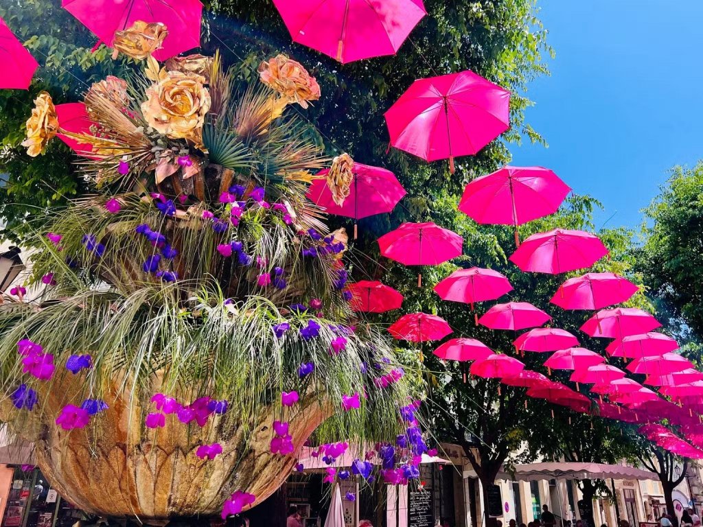 Expo Rose &agrave; Grasse.