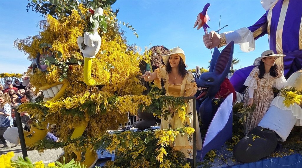 La F&ecirc;te du Mimosa &agrave; Mandelieu la Napoule.