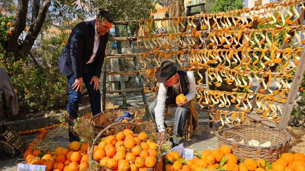 La F&ecirc;te de l'Oranger au Bar sur Loup.