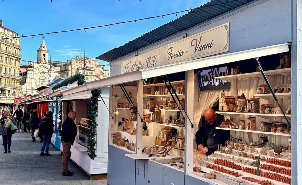 La foire aux santons de Marseille.