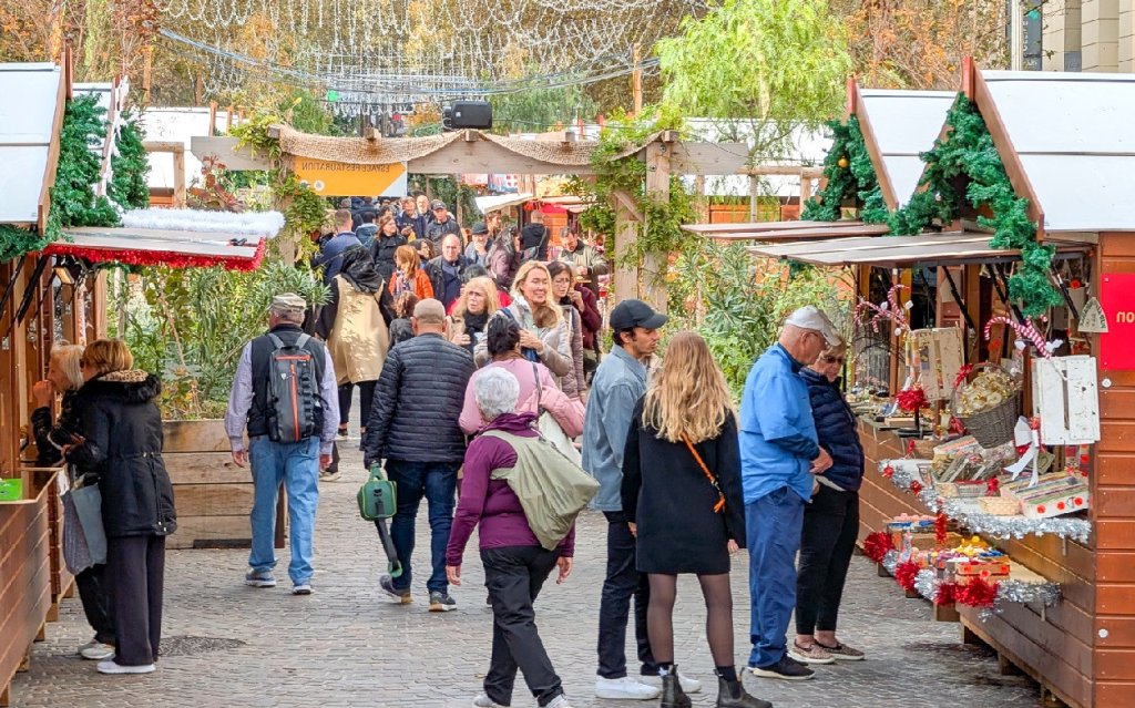 Le March&eacute; de No&euml;l de Marseille.