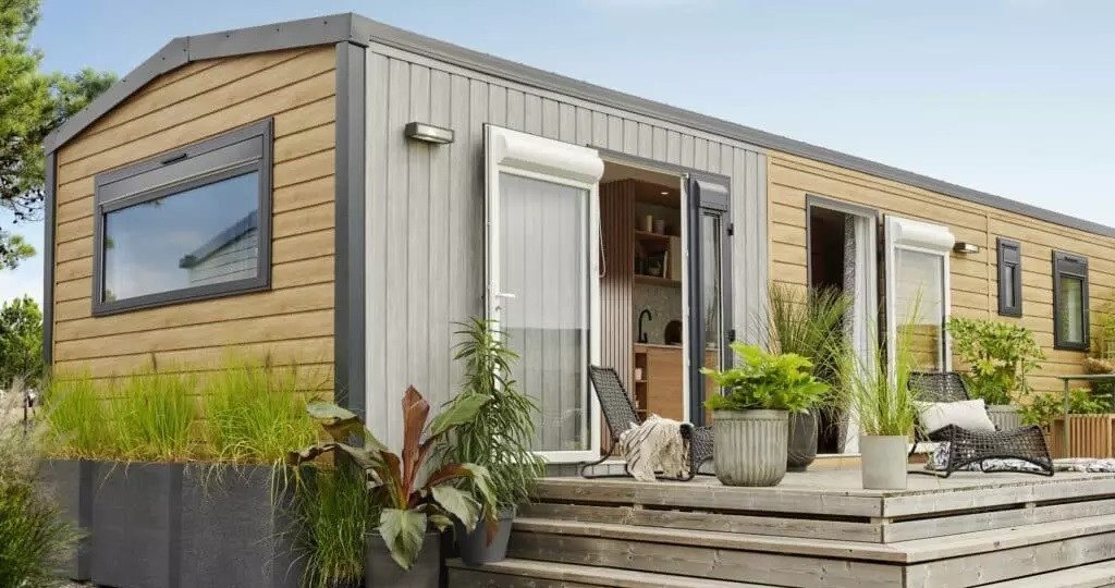 Un mobil-home en Provence.