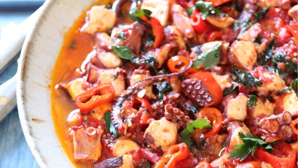 Poulpe &agrave; la proven&ccedil;ale.