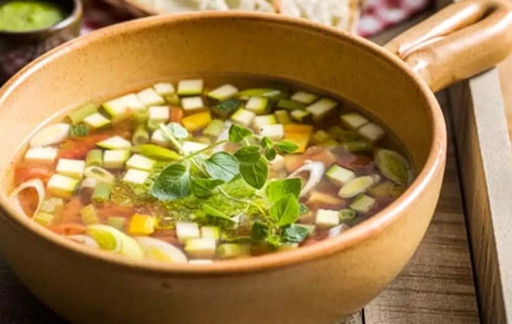 Ingr&eacute;dient de la soupe au pistou.