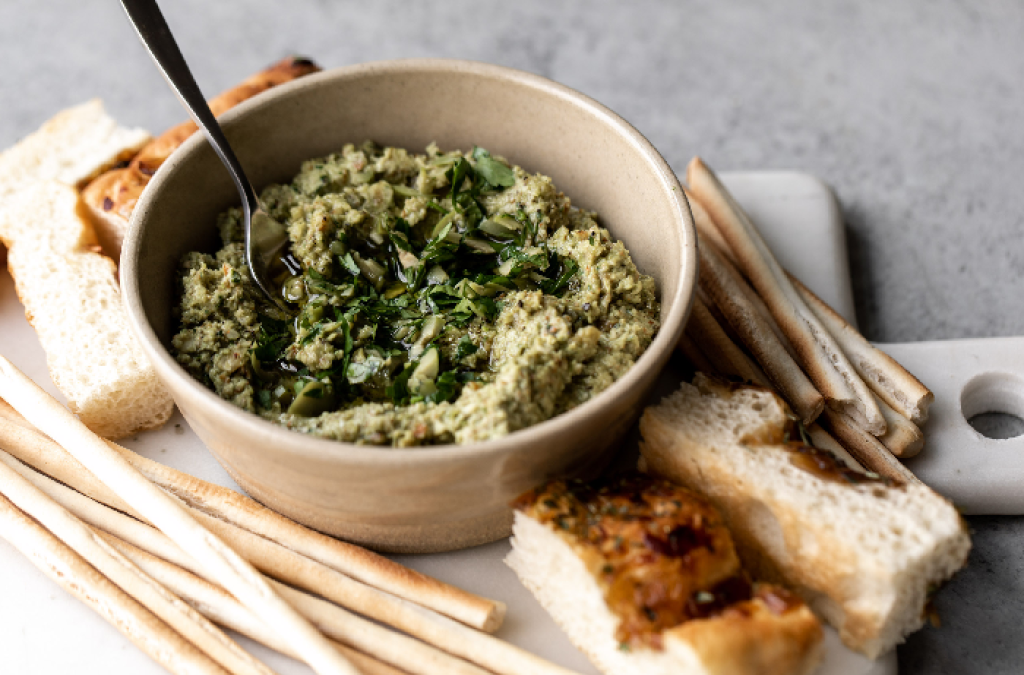 Tapenade verte facile.