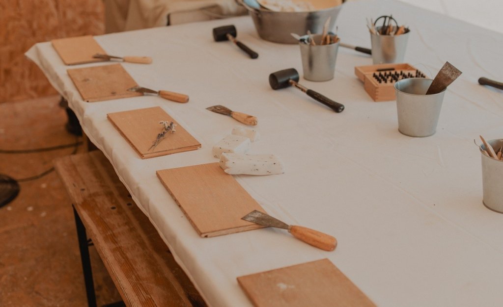 Atelier autour de la lavande.
