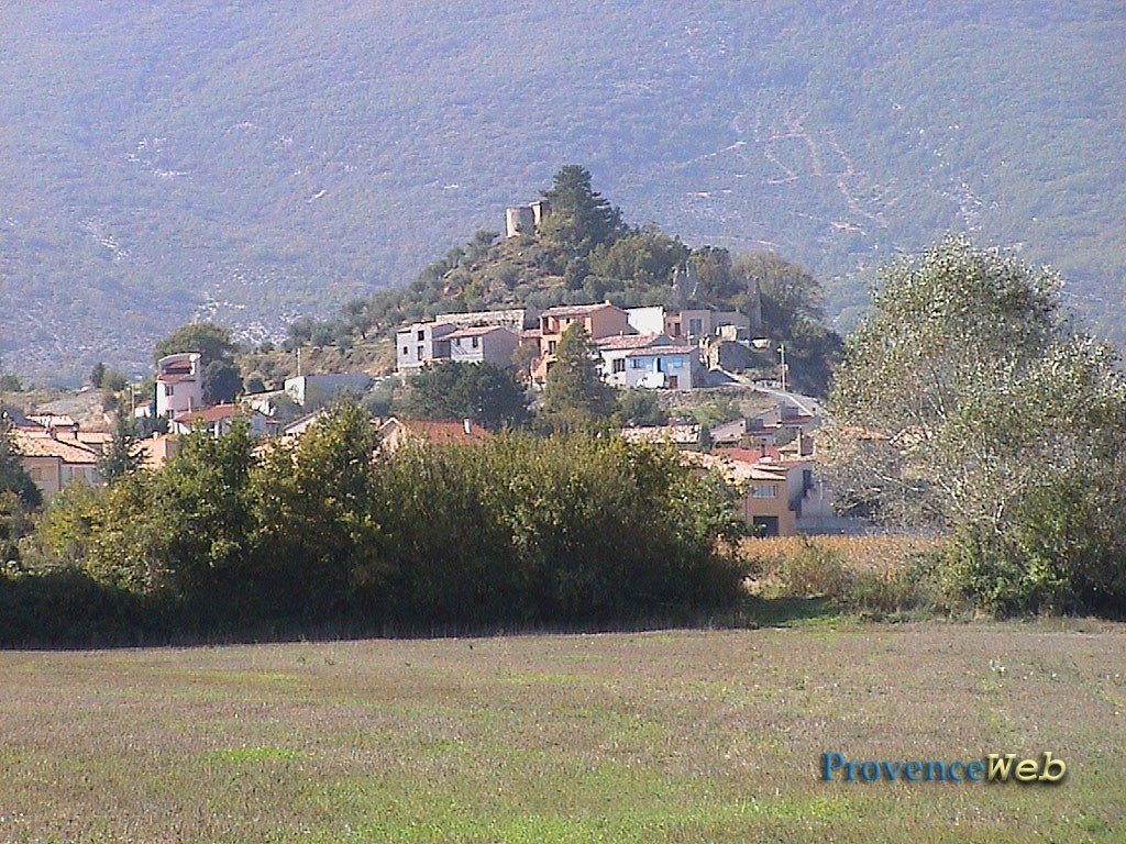 Le village d'Aubignosc.