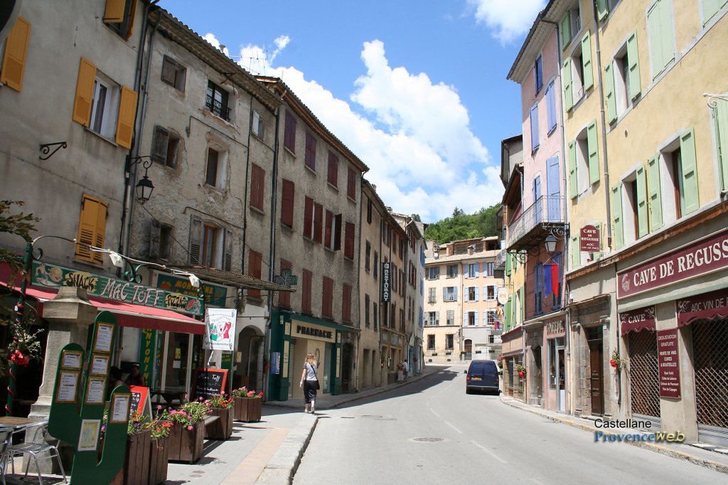 Rue &agrave; Castellane.