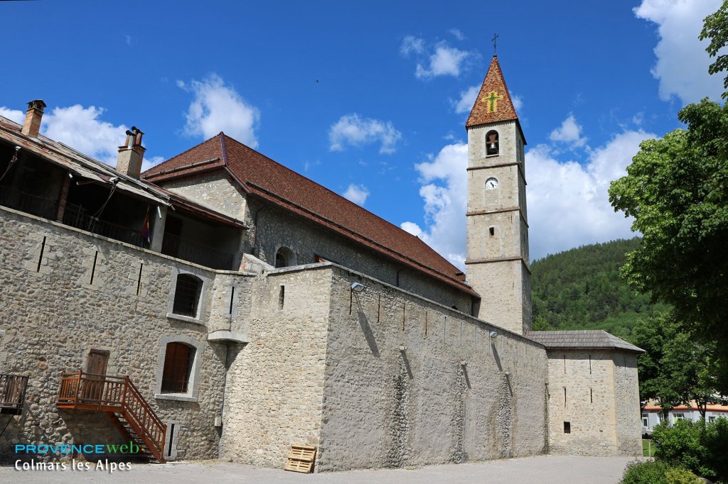 Eglise de Colmars les Alpes.