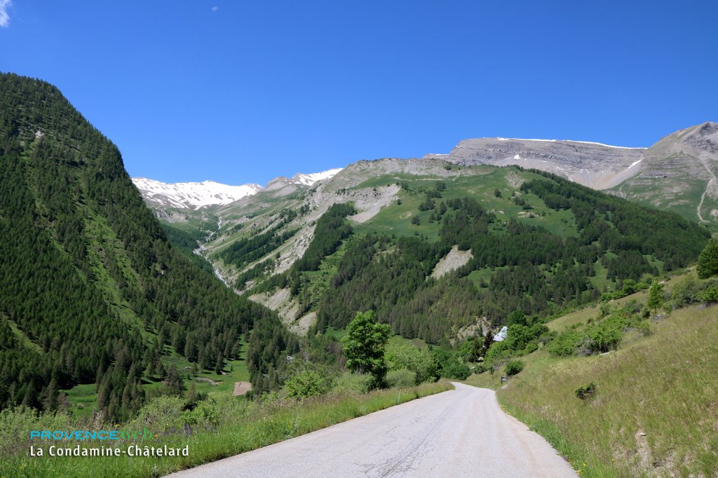 Paysage &agrave; La Condamine Ch&acirc;telard.