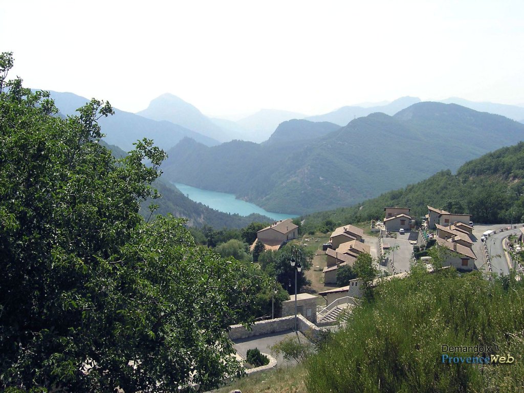 Vue du haut du village.
