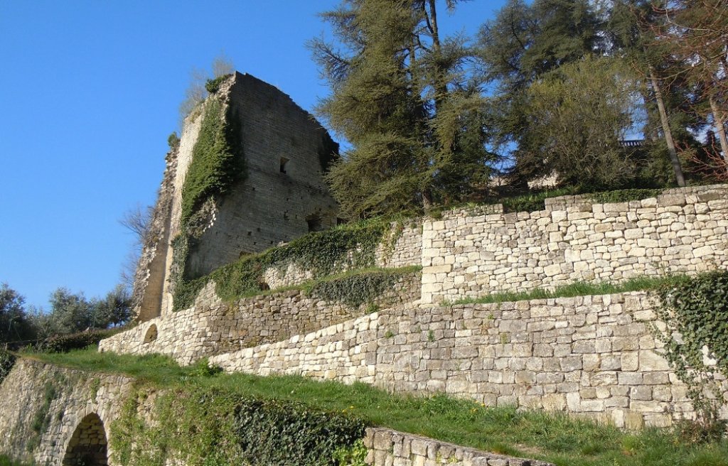 Ruines du ch&acirc;teau.