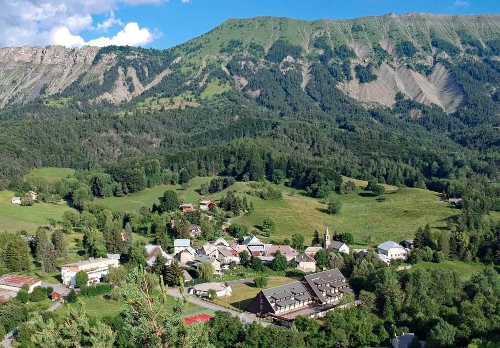 Le Haut Vernet dans les Alpes de Haute Provence.