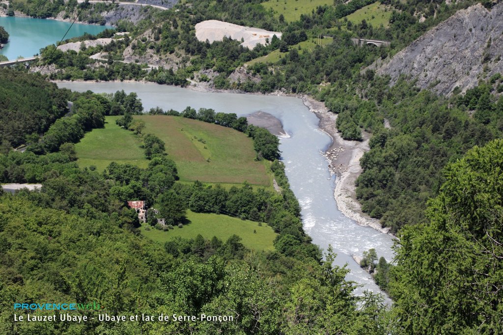 Ubaye et le Lac de Serre Pon&ccedil;on.