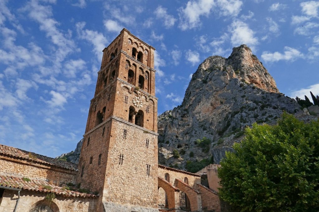 Moustiers-Sainte-Marie dans le Verdon.