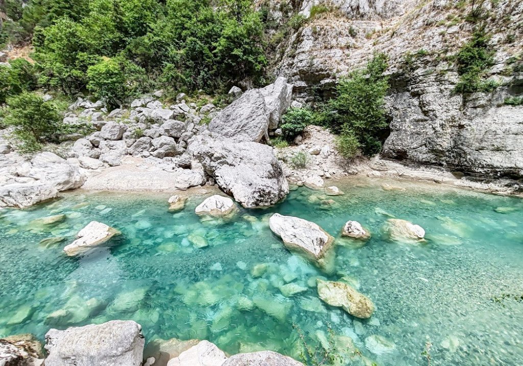 Gorges &agrave; La Palud sur Verdon.