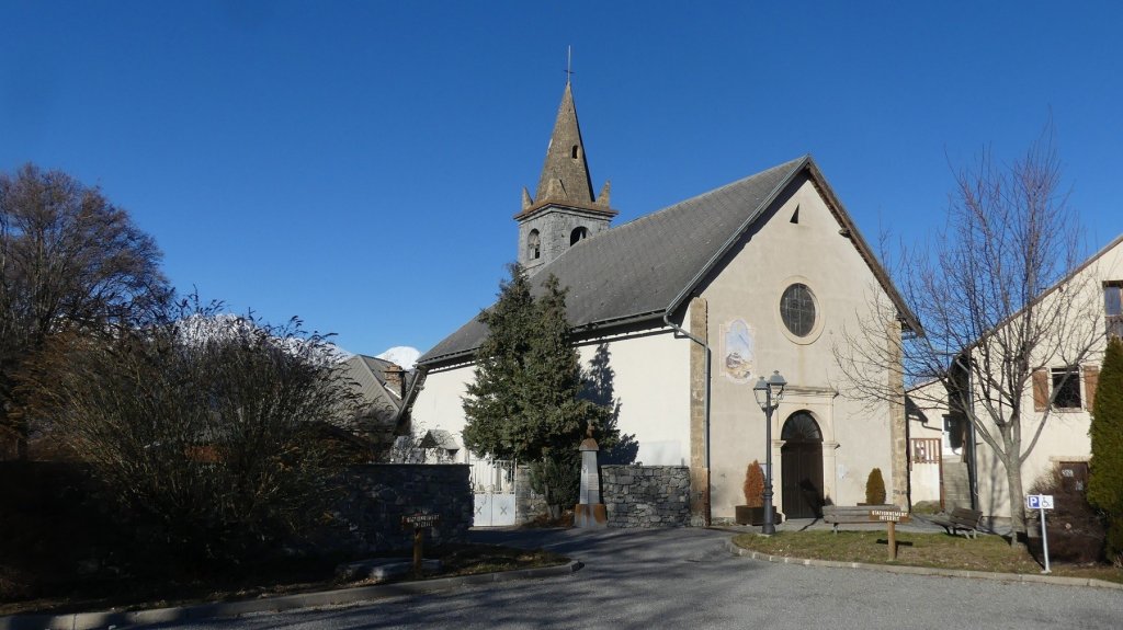 Le village de Pontis dans les Alpes de Haute Provence.
