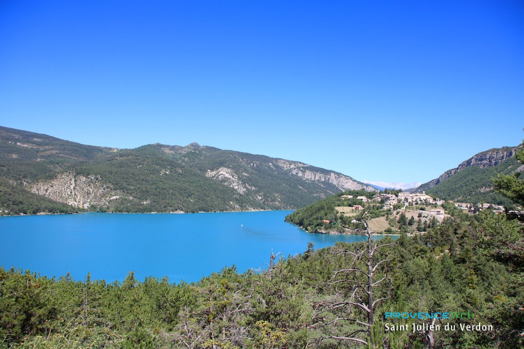 Lac &agrave; Saint Julien du Verdon.