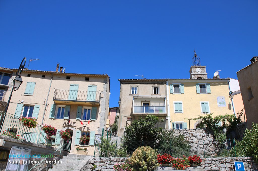Village de Saint Julien du Verdon.