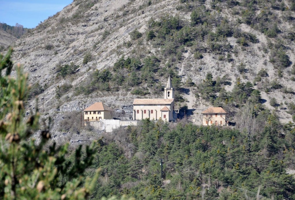 Le village de Saint Martin l&egrave;s Seyne dans les Alpes de Haute Provence.