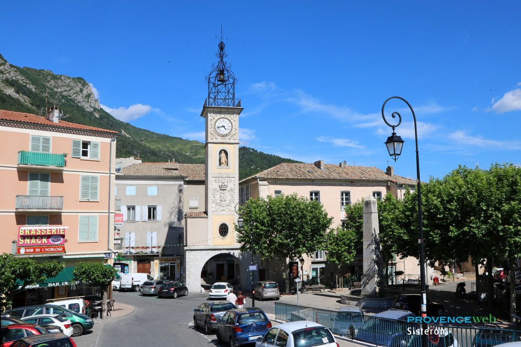 Centre ville de Sisteron.