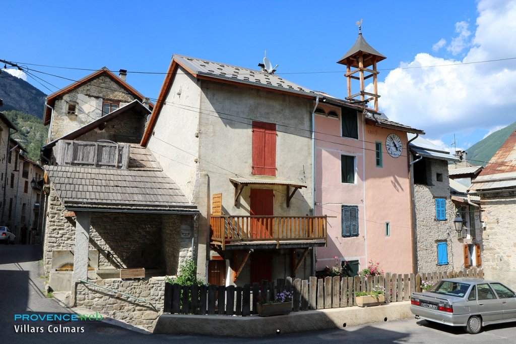 Le village de Villars Colmars.