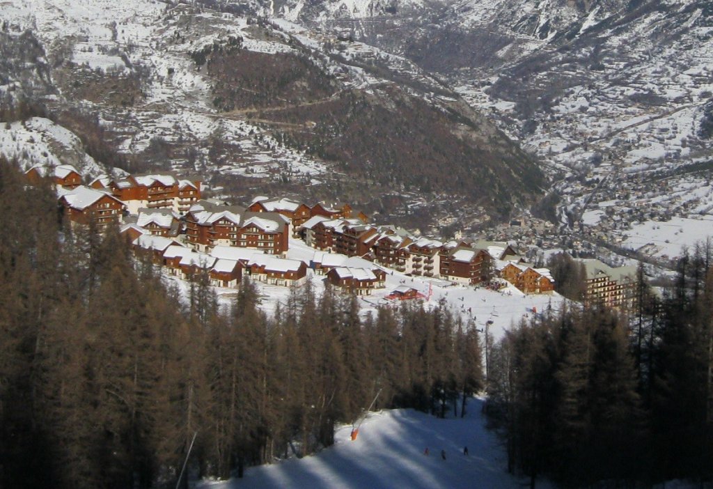Puy Saint Vincent dans les Hautes Alpes.