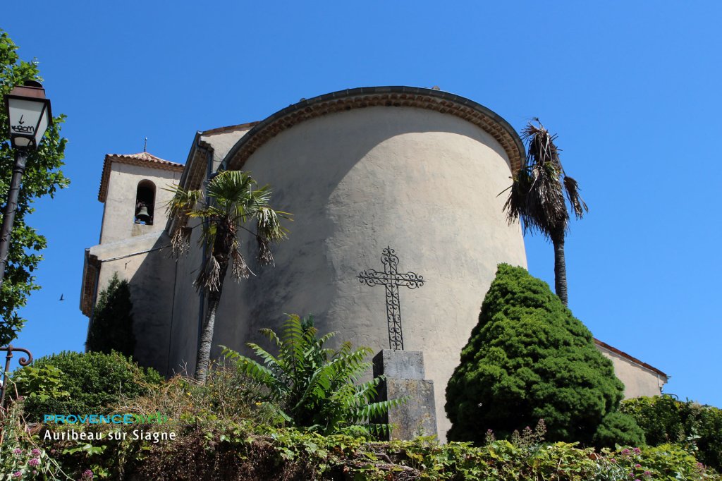Eglise d'Auribeau sur Siagne.