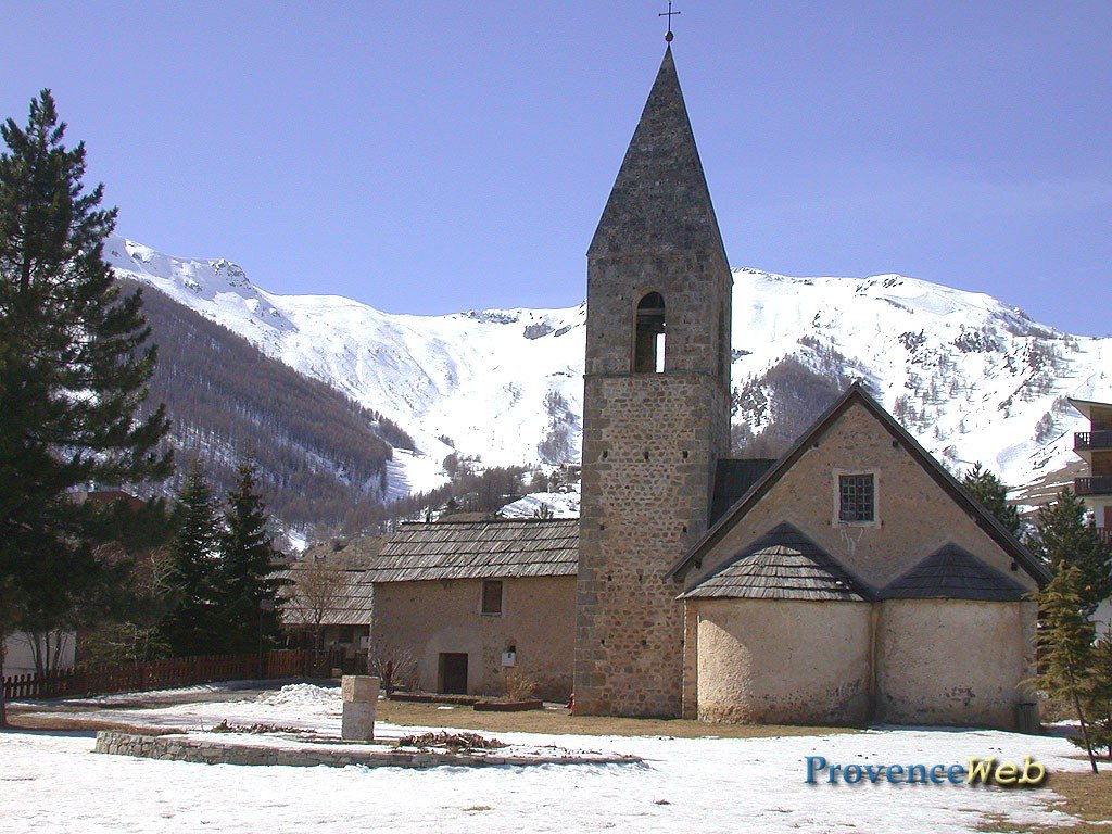Le village d'Auron (06).