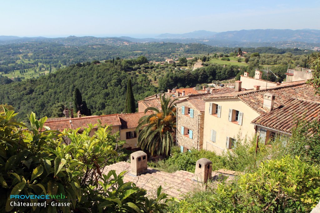 Châteauneuf-Grasse dans les Alpes Maritimes.