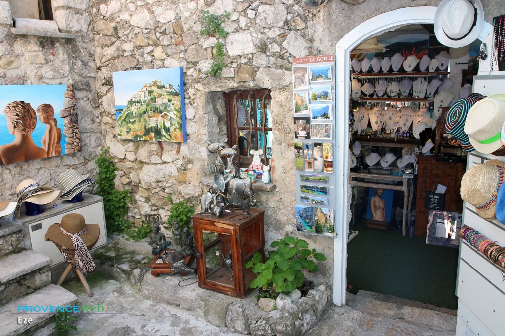 boutique &agrave; Eze.
