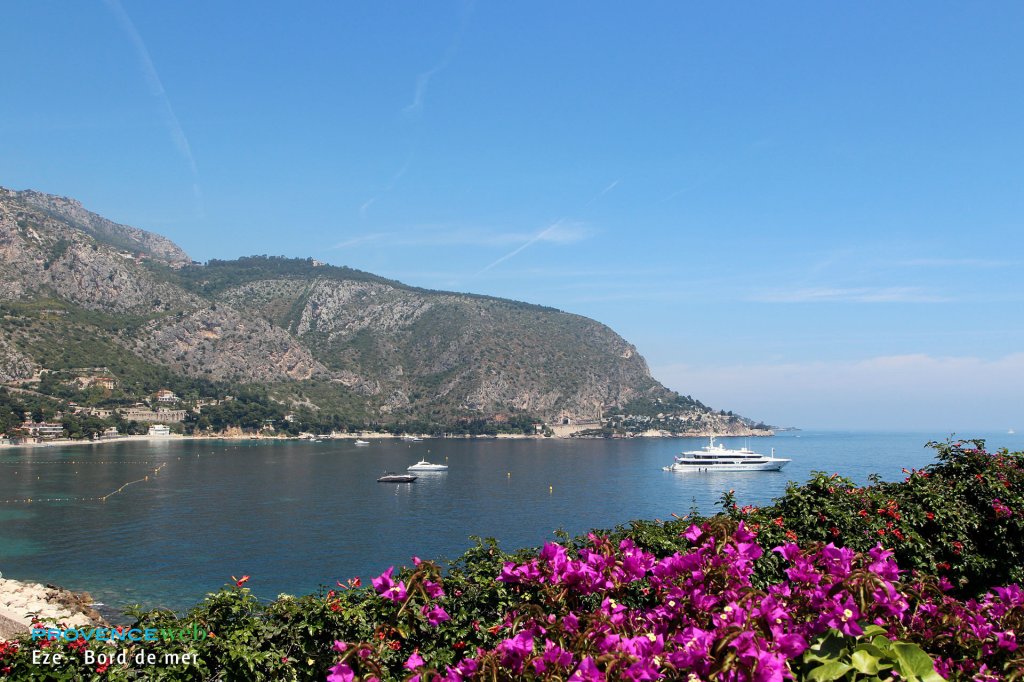 Eze sur la Côte d'Azur.